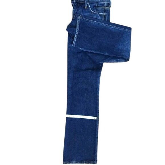 Vintage BLUE CULT Women Low Rise Slim Jeans 28x32 Y2K Grunge USA Dark Denim - Picture 9 of 11